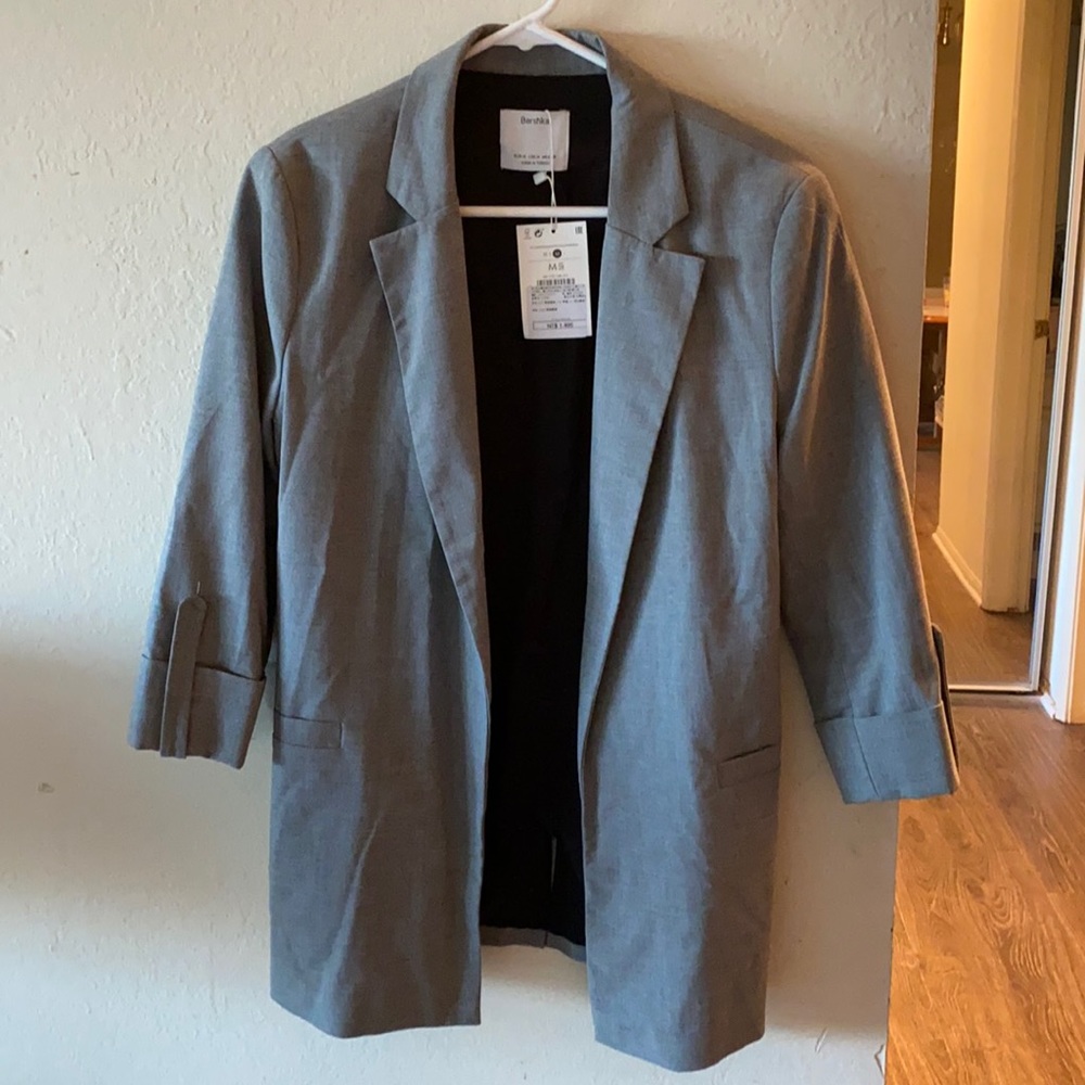 Bershka Gray Blazer